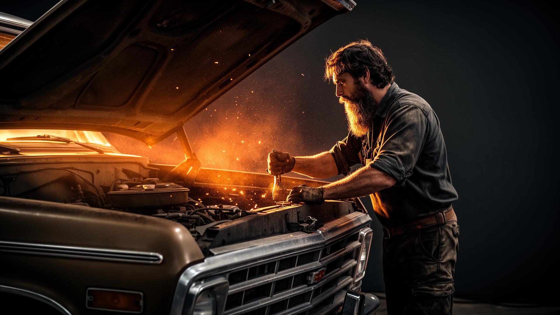 Beard Bros mechanic imagery from the client website